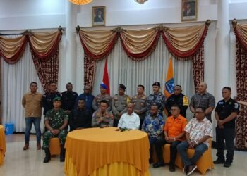 Tim Gabungan Sampaikan Perkembangan Penanganan Ledakan Diduga Bom Peninggalan Perang Dunia II di Biak Numfor