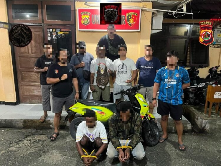 Polres Jayapura Amankan Dua Terduga Pelaku Curanmor, Dua Motor Hasil Kejahatan Disita