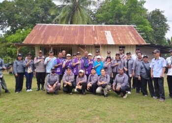 Dukung Pelayanan Kesehatan Masyarakat, Polsek Naukenjerai Amankan Kegiatan Posyandu Balita dan Lansia 