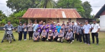 Dukung Pelayanan Kesehatan Masyarakat, Polsek Naukenjerai Amankan Kegiatan Posyandu Balita dan Lansia 