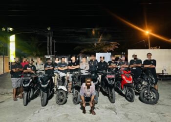 Polresta Jayapura Kota Ungkap Kasus Curanmor di Abepura, Delapan Unit Kendaraan Bermotor Berhasil Diamankan 