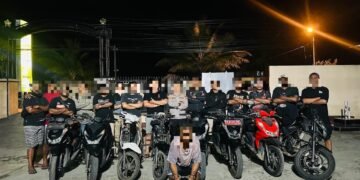Polresta Jayapura Kota Ungkap Kasus Curanmor di Abepura, Delapan Unit Kendaraan Bermotor Berhasil Diamankan 