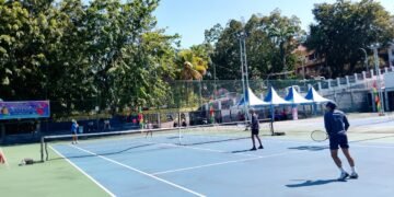 Hari Kedua Turnamen Tenis Kapolda Papua Cup 2026, Ratusan Peserta Tampilkan Persaingan Kompetitif 