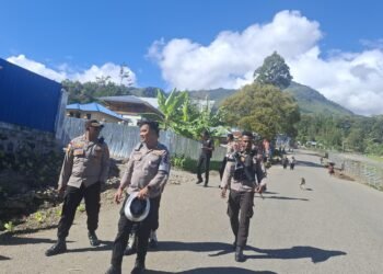 Momentum 1 Muharram 1448 H, Regu Siaga II Polres Tolikara Intensifkan Patroli Jaga Kamtibmas 