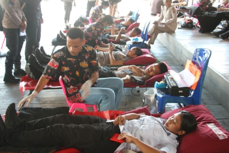 Semangat Bhayangkara untuk Kemanusiaan, Polda Papua Berhasil Kumpulkan 95 Kantong Darah