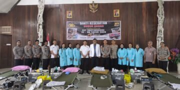 ‎Polres Asmat Sumbangkan 23 Kantong Darah dalam Bakti Kesehatan Hari Bhayangkara ke-80