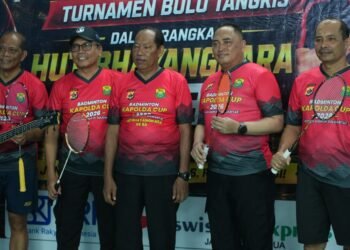 Meriahkan Hari Bhayangkara ke-80, Polda Papua Hadirkan Turnamen Badminton Terbuka Kapolda Cup 2026