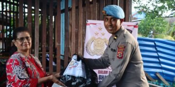 Jelang HUT Bhayangkara ke-80, Polres Asmat Pererat Silaturahmi dengan Purnawirawan dan Warakawuri