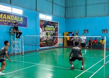 Semarak HUT Bhayangkara ke-80, Turnamen Badminton Piala Kapolda Cup 2026 Masuki Hari Kedua