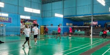 Sportivitas dan Prestasi Warnai Hari Keempat Turnamen Badminton Terbuka Piala Kapolda Cup 2026