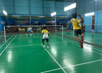 Sportivitas dan Semangat Juang Warnai Hari Kelima Turnamen Badminton Terbuka Piala Kapolda Papua Cup 2026
