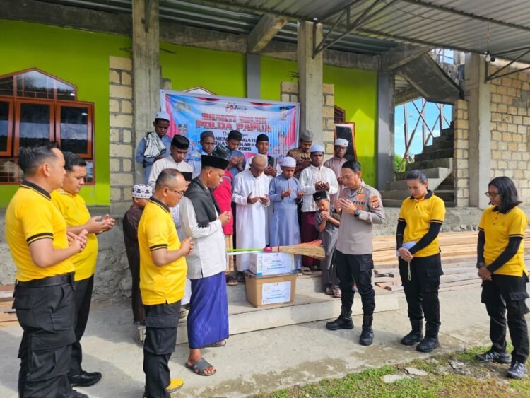 Bhakti Religi Hari Bhayangkara ke-80, Polda Papua Dukung Pembangunan Sarana Ibadah di Keerom
