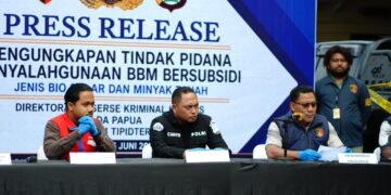 Polda Papua Bongkar Dua Kasus Penyalahgunaan BBM Bersubsidi, Negara Berpotensi Selamatkan Kerugian Lebih dari Rp500 Juta