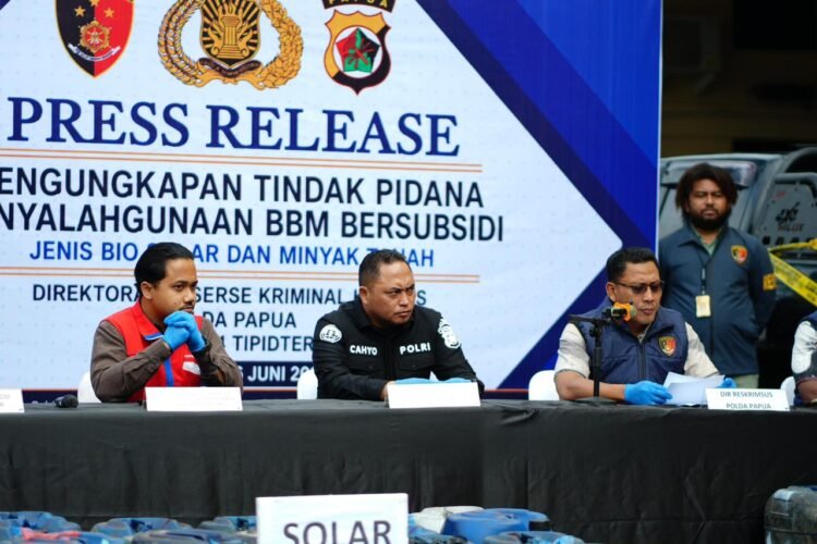 Polda Papua Bongkar Dua Kasus Penyalahgunaan BBM Bersubsidi, Negara Berpotensi Selamatkan Kerugian Lebih dari Rp500 Juta