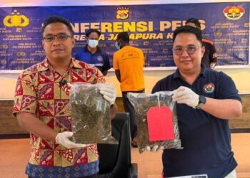 ‎Seorang WNA Asal PNG Diciduk Opsnal Narkoba Polresta Lantaran Bawa Ganja 1,6 Kilogram