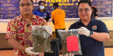 ‎Seorang WNA Asal PNG Diciduk Opsnal Narkoba Polresta Lantaran Bawa Ganja 1,6 Kilogram