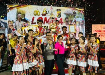 Hari Bhayangkara ke-80, Polda Papua Rayakan Kebersamaan Lewat Penutupan Lomba Tari Yospan