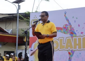 Pererat Soliditas dan Kebersamaan, Polda Papua Gelar Olahraga Bersama
