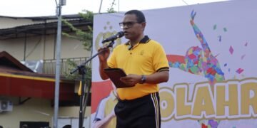 Pererat Soliditas dan Kebersamaan, Polda Papua Gelar Olahraga Bersama