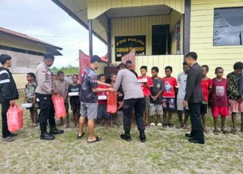 Hari Bhayangkara ke-80, Polisi Pelabuhan Tanah Merah dan Iwoot Tebar Kepedulian untuk Masyarakat