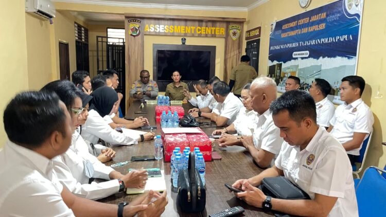 Biro SDM Polda Papua Gelar Assessment Jabatan Kasat Samapta dan Kapolsek