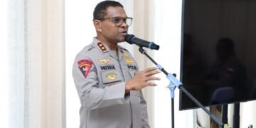Perkuat Sinergi, Kapolda Papua Silaturahmi dan Makan Siang Bersama Danlanud Manuhua