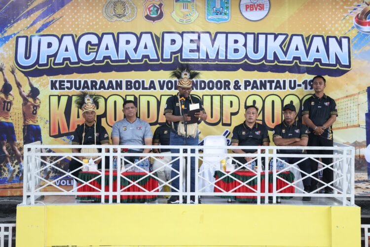 Kapolda Papua Buka Kejuaraan Bola Voli Indoor dan Pantai U-19 Kapolda Cup 2026