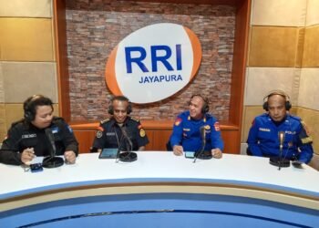 Dialog Interaktif di RRI, Ditpolairud Polda Papua Tegaskan Komitmen Jaga Keamanan Perairan