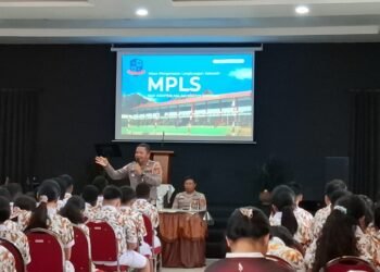 Police Goes To School, Sat Lantas Polres Jayapura Tanamkan Budaya Tertib Berlalu Lintas Sejak Dini