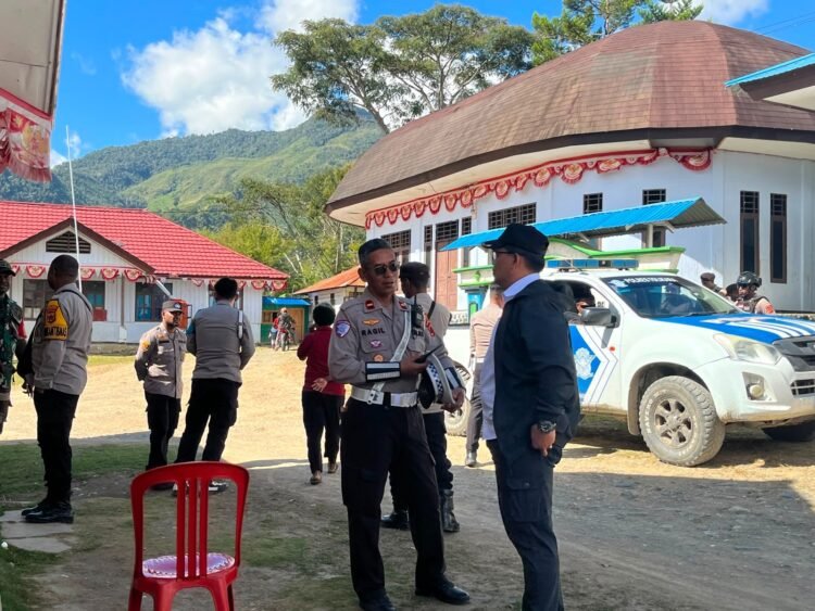 Polres Tolikara Intensifkan Patroli Preventif, Pastikan Pencairan Dana Kampung Berjalan Aman