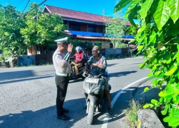 Polres Sarmi Maksimalkan Pelayanan Pagi, Satlantas Jaga Kelancaran dan Keselamatan Berlalu Lintas