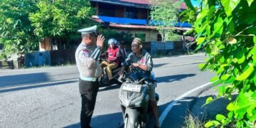 Polres Sarmi Maksimalkan Pelayanan Pagi, Satlantas Jaga Kelancaran dan Keselamatan Berlalu Lintas