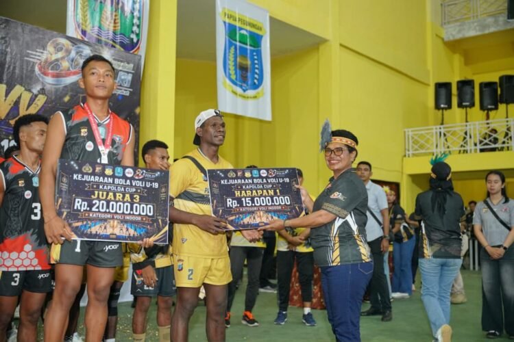 Kejurda Kapolda Cup Voli U-19 2026 Resmi Ditutup, Yahukimo dan Kota Jayapura Raih Gelar Juara