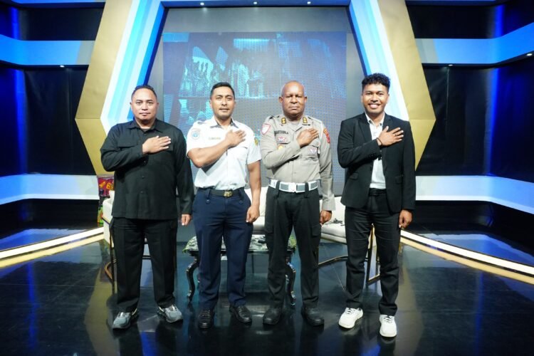 Kolaborasi Polda Papua dan Dishub, Program Kitorang Presisi Dorong Kesadaran Berlalu Lintas