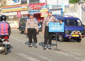 Bangun Keteladanan dari Internal, Bid Propam Polda Papua Gelar Operasi Gaktibplin Kendaraan Personel