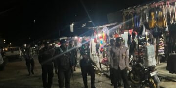 Hadir di Tengah Masyarakat, Regu Siaga III Polres Tolikara Pastikan Karubaga Tetap Aman