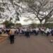 Satlantas Polres Boven Digoel Intensifkan Strong Point Siang, Wujudkan Keamanan Pelajar saat Jam Pulang Sekolah