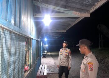 Satlantas Polres Boven Digoel Intensifkan Strong Point Siang, Wujudkan Keamanan Pelajar saat Jam Pulang Sekolah