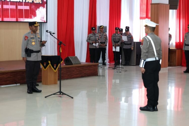 Kapolda Papua Pimpin Sertijab Pejabat Utama dan 13 Kapolres, Perkuat Kinerja Organisasi