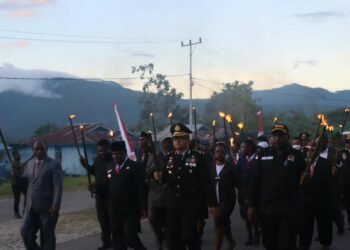 Kapolres Mamberamo Tengah: Pengukuhan Paskibra Jadi Momentum Menanamkan Semangat Kebangsaan