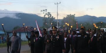 Kapolres Mamberamo Tengah: Pengukuhan Paskibra Jadi Momentum Menanamkan Semangat Kebangsaan