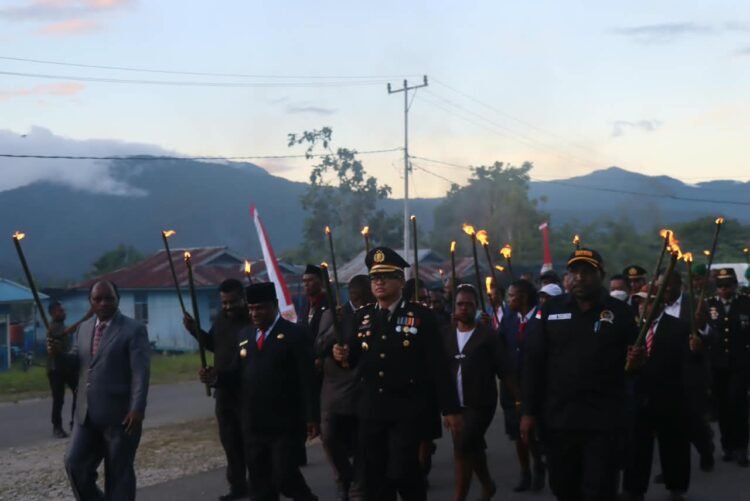 Kapolres Mamberamo Tengah: Pengukuhan Paskibra Jadi Momentum Menanamkan Semangat Kebangsaan