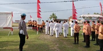 Semarak HUT Ke-81 RI di Biak Numfor, Polres Bersama Jajaran Kawal Seluruh Rangkaian Upacara