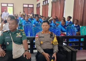 Dukung Generasi Cerdas, Polres Boven Digoel Hadiri Pembukaan Lomba Duta Baca