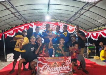 Gebyar Merdeka Satpolairud Sarmi Ditutup Meriah, Kebersamaan Bersama Masyarakat Pesisir Semakin Erat