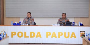 Polda Papua Percepat Tindak Lanjut Hasil Audit, Wakapolda Tekankan Perbaikan Tata Kelola dan Akuntabilitas