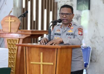 Kapolda Papua Ajak Personel Jadikan Kasih sebagai Kekuatan dalam Pengabdian