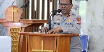 Kapolda Papua Ajak Personel Jadikan Kasih sebagai Kekuatan dalam Pengabdian