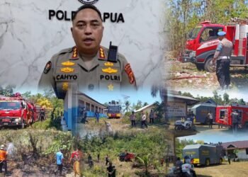 Kebakaran Hutan di Biak Timur Berhasil Dikendalikan, Polisi Imbau Warga Tingkatkan Kewaspadaan