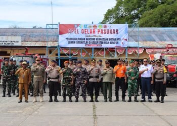 Cegah Karhutla, Polres Biak Numfor Gelar Apel Kesiapsiagaan dan Tekankan Respons Cepat